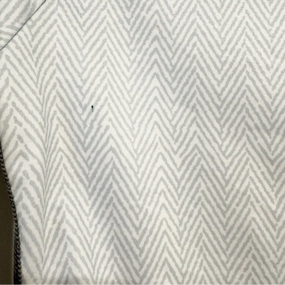Athleta | Sierra White Herringbone 1/2 Zip Top Thermal Spandex Size Small - Picture 7 of 7